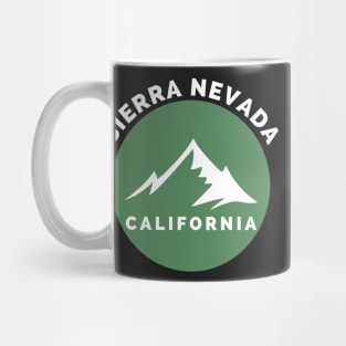 Sierra Nevada California - Sierra Nevada Ski Snowboard Mountain California Yosemite Travel Mug